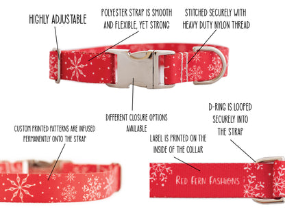 Snowflake Dog Collar