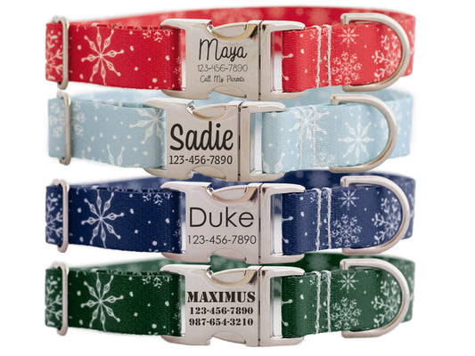 Snowflake Dog Collar