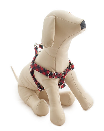 Plaid Dog Harness for Girl and Boy Dogs